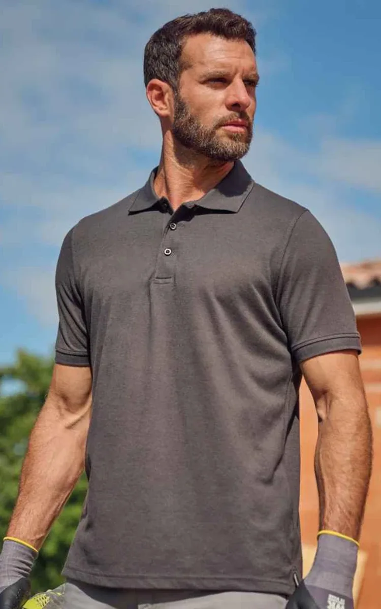 Embroidered polo shirts for hospitality and office teams — polo printing Farnborough